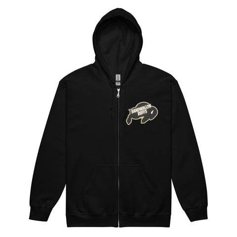 We Here! Unisex zip hoodie