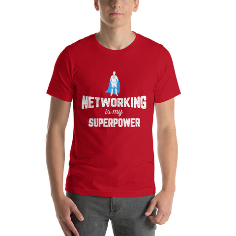 Networking is my Superpower Short-Sleeve Men T-Shirt