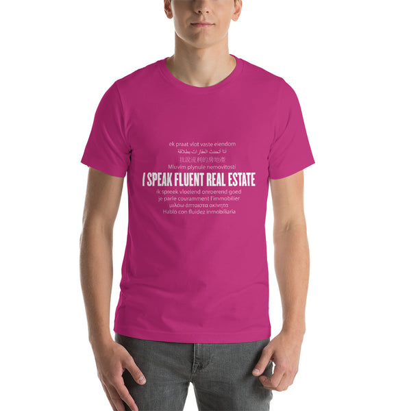 I speak Real Estate Short-Sleeve Unisex T-Shirt