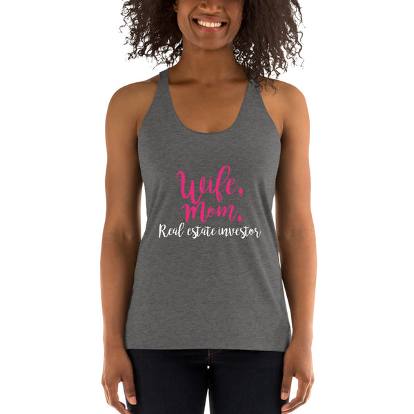 Wife, Mom, Real Estate Investor comfortable tank