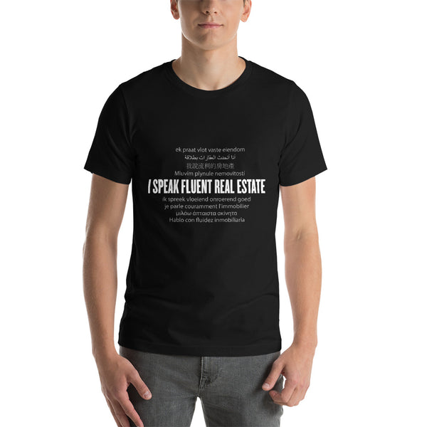 I speak Real Estate Short-Sleeve Unisex T-Shirt