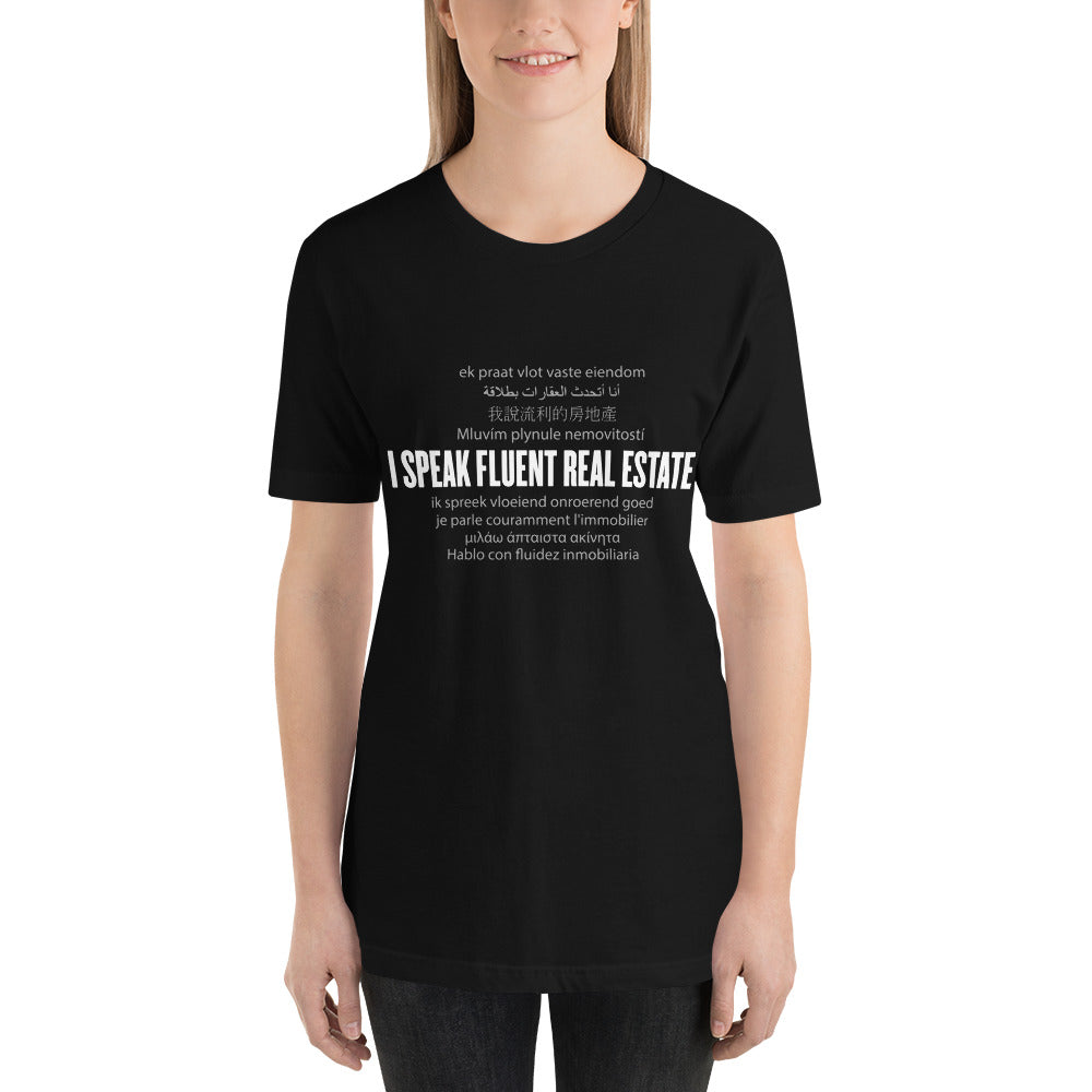 Speak Fluent Real Estate Short-Sleeve Ladies T-Shirt