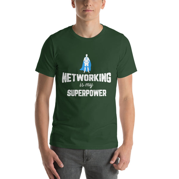 Networking is my Superpower Short-Sleeve Men T-Shirt